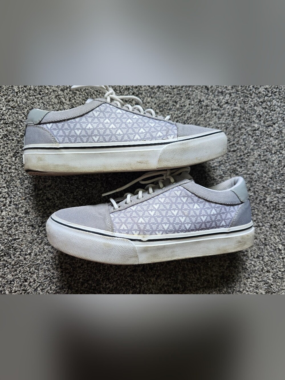 Airwalk Alya 5 Geometric Canvas Low Top Sneakers - Womens Size 8 - Picture 4 of 10